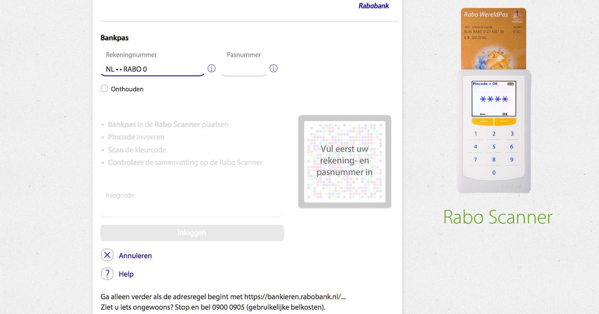 Oplichters willen via e-mail bankpas Rabobank uit brievenbus hengelen ...