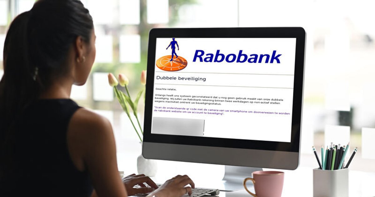 Pas op voor phishingmail over ‘Uw Rabobank rekening wordt geblokkeerd ...