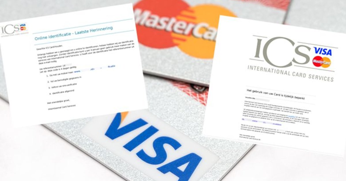 Kijk uit voor verschillende phishing-mails van ‘ICS’ | Opgelicht?!