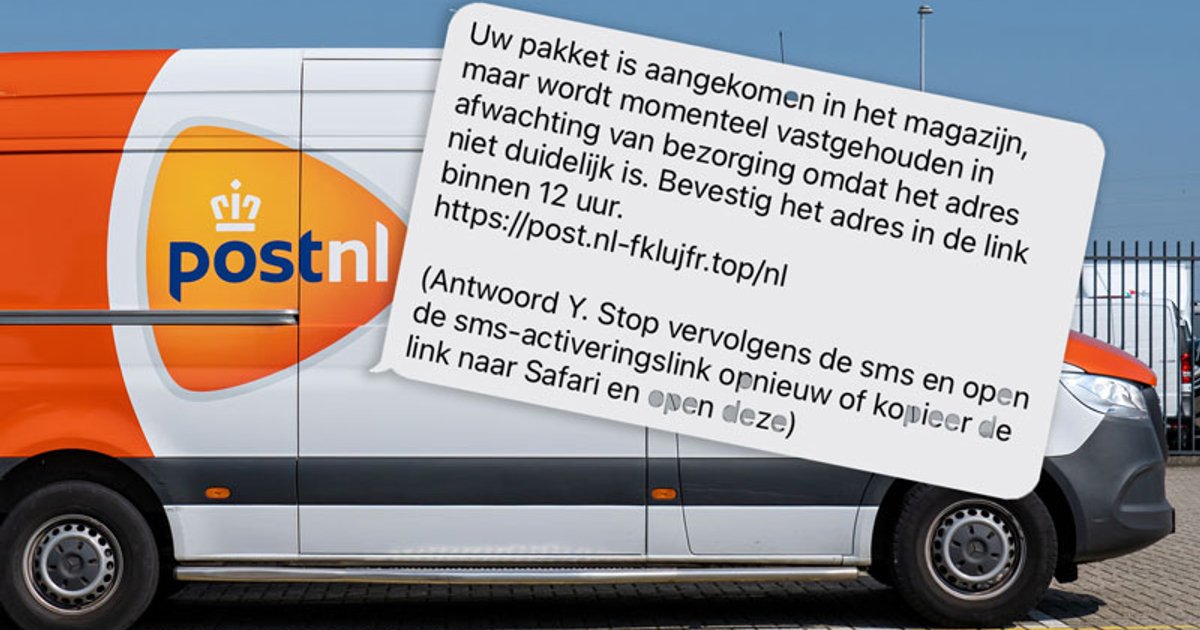 Postnl Error Website Klik niet op de link in dit frauduleuze PostNL-bericht over een ...