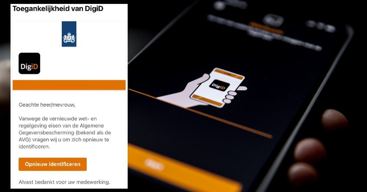 Nieuwe valse mail van 'DigiD Helpdesk' is uit op je gegevens | Opgelicht?!