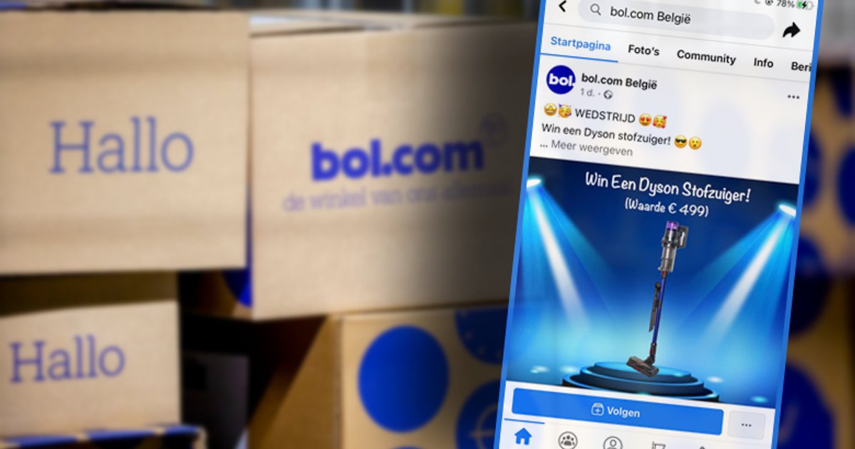 Valse Facebook-winactie namens 'Bol.com' betreft creditcardfraude door