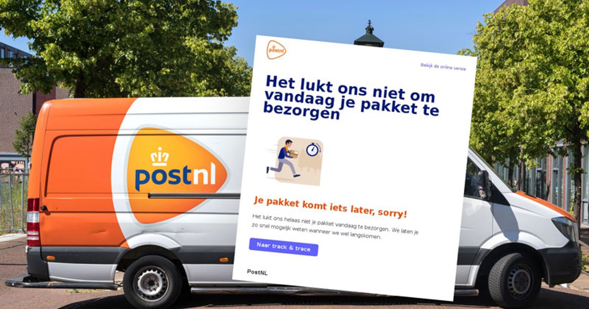 Vals PostNL-bericht over verlate pakketbezorging | Opgelicht?!
